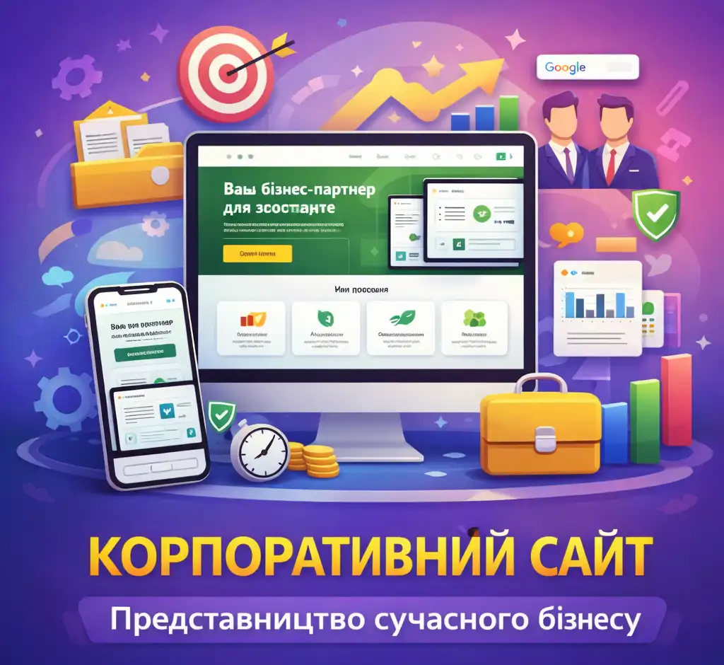 Корпоративний сайт для бізнесу